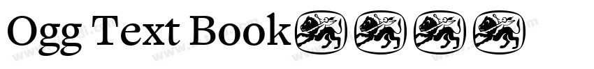 Ogg Text Book字体转换